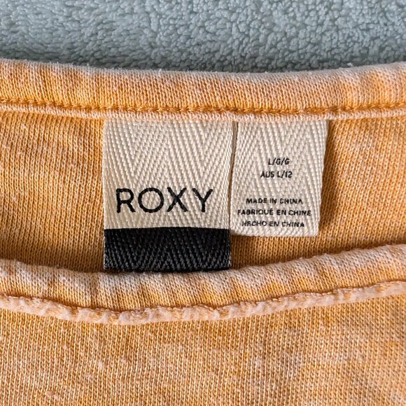 3/$30 Roxy sun faded crew neck orange - Picture 4 of 6